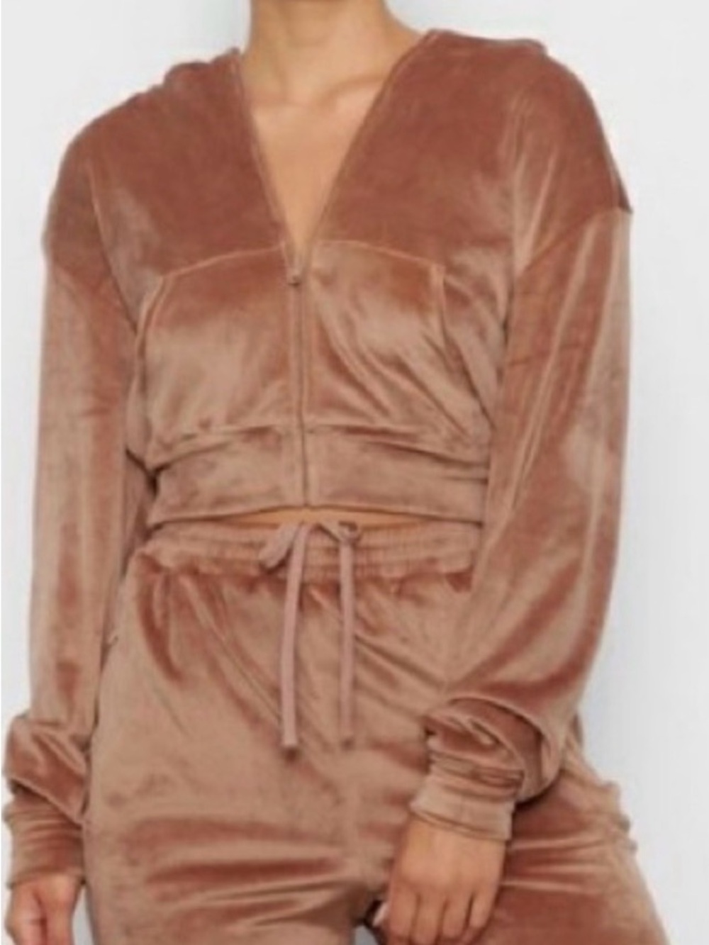 SKIMS Velvet Tracksuit Set